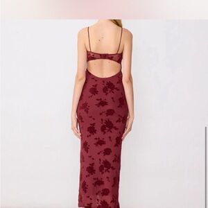 Glassons Red Floral Maxi Dress